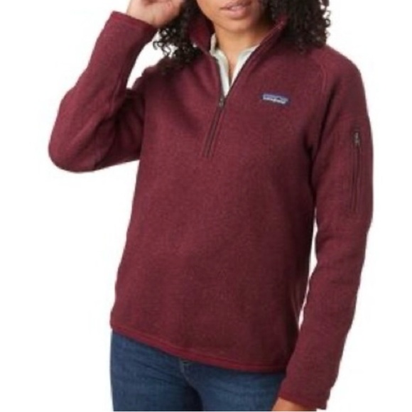 Patagonia Sweaters - Patagonia Women's Better Sweater 1/4 Zip Pullover Magenta Size medium
